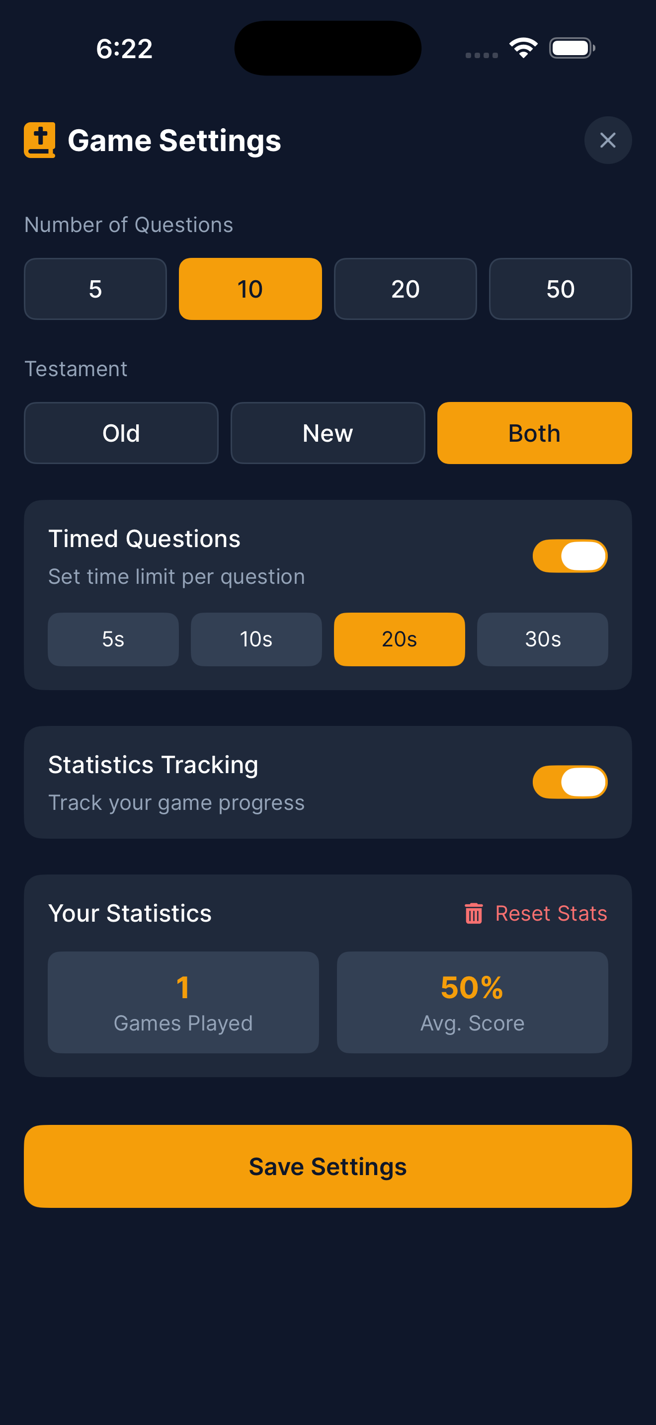 Bible Trivia Game screenshot 4